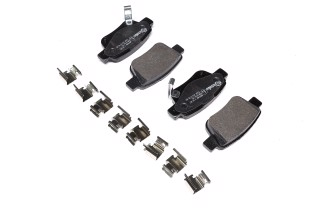 Колодка гальм. диск. TOYOTA AVENSIS (_T22_, T25) задн. (вир-во BREMBO)