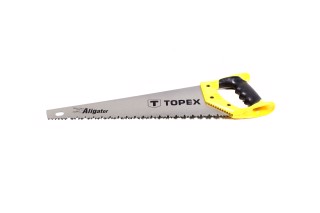Пилка по дереву, 400 мм, "Aligator", 7TPI (TOPEX)