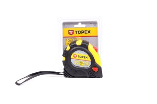 Рулетка сталева стрічка 10 м x 32 мм, магніт (TOPEX)