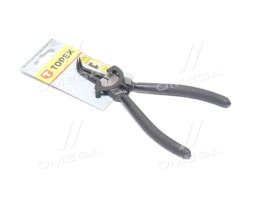 Щипці для стопорних кілець, 175 мм, для зовнішніх/загнуті (TOPEX)