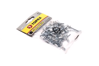 Алюмінієві заклепки 4.8 мм х 8 мм, 50 шт.*1 уп. (TOPEX)