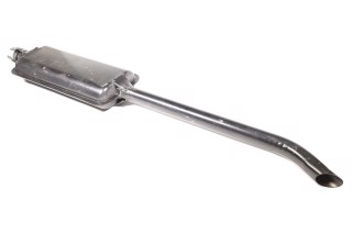 Глушитель МТЗ, ЮМЗ длинный черн. (L=1370 мм) (ЗНАК КАЧЕСТВА 88)