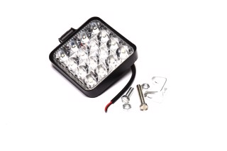 Фара LED квадратна 48W 6000K (16 діодів) (8.5см х 8.5см х 1.5см) Mini <ДК>