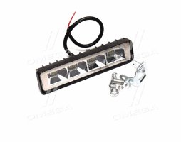 Фара LED прямоуг 72W (24 диода) (14.5 см х 3.5 см) <ДК>