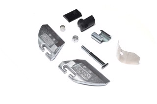 Чистик диска сошника лівий у зборі 455/730 (N168995+N168994) (JD)