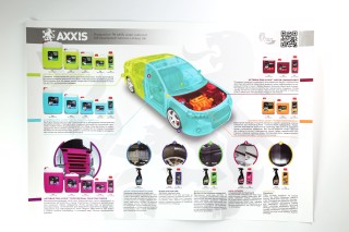 Плакат  Хімія для автомийок A1 AXXIS