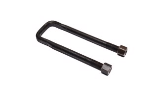 Скоба кріплення ресори (стремянка) балансиру ПАЗ L=220 з гайками (вир-во Самбірський МЗ)