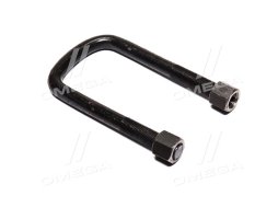 Скоба кріплення ресори (стремянка) передньої Богдан М16х1,5 L=155 з гайками (вир-во Самбірський МЗ)