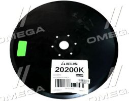 Диск гладкий D=343 мм, h=3.5 мм, 6 отворів John Deere (A72359/A22949) (Bellota)