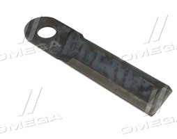 Нож измельчителя подвижный Claas гладкий 250X60X6 d=30 с наплав. (998683.0/994233.0/998683.2) (MWS)