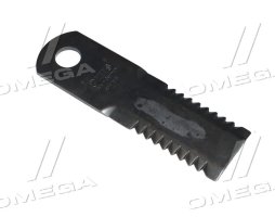 Ніж подрібнювача рухливий Claas зубчастий 173X50X4 d=20 (755784.0/84068444/HF44443/Z103205) (MWS)