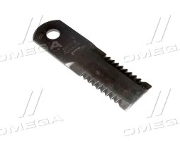 Ніж подрібнювача рухомий JD/NH зубчастий 173X50X4 d=18,1 (Z77601/89815911/28274025/28274036)(MWS)