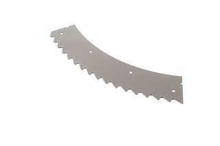 Нож измельчителя кукурузных жаток Claas ORBIS левый с лазер. покрытием(1310108.0/1319822.1) (MWS)