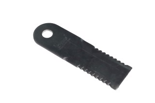 Ніж подрібнювача рухливий JD/NH зубчастий 173X50X4 d=18(Z77601/Z55610/89815911/84065059) (MWS)