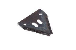 Сегмент ножа жатки JD/SCH 81x76x2,7; d=6,4мм. дрібна насічка, 24 зуба(Z93078, 420100045)(MWS)