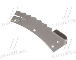 Нож измельчителя кукурузных жаток Claas RU450 правый с наплав. 370x116x3мм (996312.1/996312) (MWS)