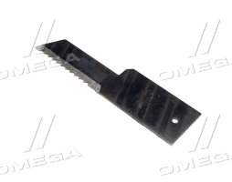 Нож измельчителя не подвижный JD зуб.198,5х50/32х3 d=6 (Z59033/HXE13024/LA322291650/9516450) (MWS)