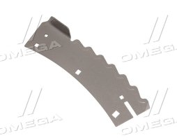 Нож измельчителя кукурузных жаток Claas RU450 левый с наплавкой 370x95x3мм (996309.1/996309) (MWS)