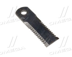 Нож измельчителя подвижный Case зубчатый со втулкой 175X50X4,5 d=20 (1994760C4R/87593795) (MWS)