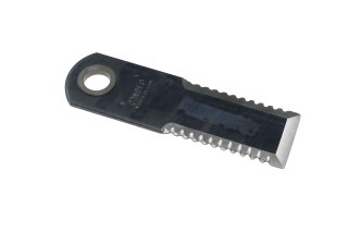 Нож измельчителя подвижный Claas зубчатый со втулкой 173X50X4,5 d=20 (755875/755875.0) (MWS)