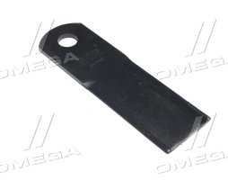 Нож измельчителя подвижный JD гладкий 173X50X5 d=18,1 с лазер. покрытием (Z42176) (MWS)