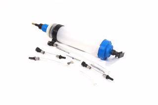 Шприц прозорий для відкачування технічних рідин та оливи 1500мл <AXXIS>