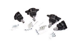 Опора кульова МОСКВИЧ 412, 2140 компл. (верхн. 2шт.+ниж. 2шт.) євро пильовик (з кріпленням) (RIDER)