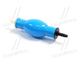 Груша підкачування палива 8 мм СИЛІКОНОВА (вхід прямий/вихід прямий) (DETALKA)