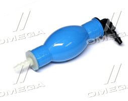 Груша підкачування палива 8 мм СИЛІКОНОВА (вхід кутовий 90°/вихід прямий) (DETALKA)