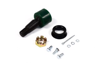 Р/к тяги рулевой КАМАЗ поперечной тяги (палец черный в зеленом полиуретане) (DETALKA)