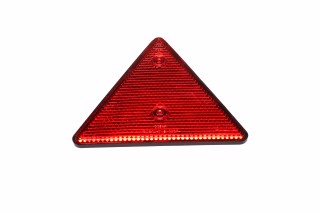Катафот (відбивач-трикутник) (підкладка пластик, червоний, 160x141x10)