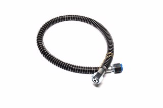 Шланг гальмівний КАМАЗ 4310 задній (L=820 мм, рукав ПРЕМІУМ, Г-Г М20х1,5, єврообжим)