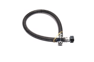 Шланг гальмівний МАЗ (ЄВРО обтиск, L=700 мм, рукав ПРЕМІУМ, гайка-гайк М22х1,5) (DETALKA)