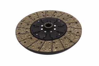 Диск сцепления ведомый ЯМЗ 182,183 (фосфатированный, элипсонавитая накладка) (DETALKA)