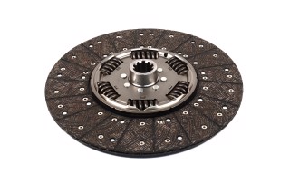 Диск зчеплення ведений КАМАЗ ЄВРО з КПП154 (фосфатований, еліпсонавіта накладка) (DETALKA)