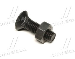 Болт М10х35 (10.9) потайной под квадрат DIN608 с гайкой (SMA)