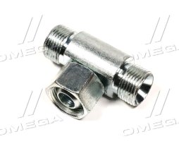 Штуцер гідравлічний потрійний з гайкою S24-S24-S24 (М20х1.5-М20х1.5-М20х1.5) (ТМ Hydrosila)