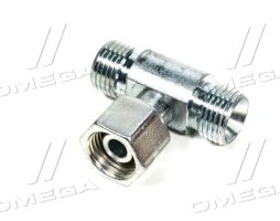 Штуцер гідравлічний потрійний з гайкою S19-S19-S19 (М16х1.5-М16х1.5-М16х1.5) (ТМ Hydrosila)