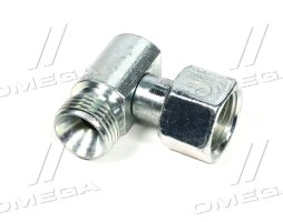 Штуцер гідравлічний кутовий з гайкою S22 (М18х1.5-М18х1.5) (ТМ Hydrosila)