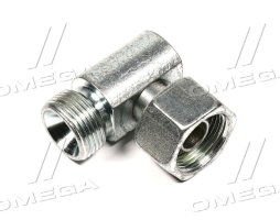Штуцер гідравлічний кутовий з гайкою S27 (М22х1.5-М22х1.5) (ТМ Hydrosila)