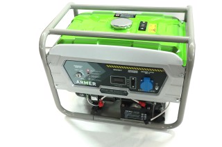 Генератор бензиновый 3,1 кВт с электрическим запуском, 220V, медная обмотка <ARMER>