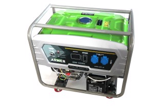 Генератор бензиновый 8 кВт с электрическим запуском, 220V, медная обмотка <ARMER>