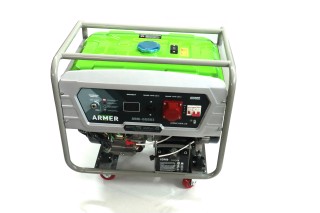 Генератор бензиновый 8 кВт 3 фазы, 220V/380V, медная обмотка <ARMER>