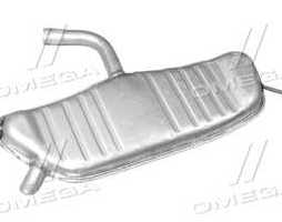 Глушник задн. VOLKSWAGEN TOURAN 1.6 (2003-10) (вир-во Polmostrow)