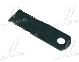 Нож измельчителя подвижный Claas LEXION 175x50x4; d=20 зубчатый (84068444/HF44443/Z103205)  (Ri.ma)