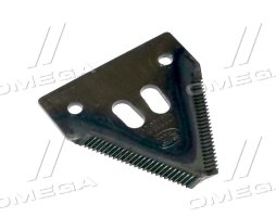 Сегмент ножа жатки JD/SCH 81x76x2,7; d=6,4мм. мелкая насечка, 24 зуба (Z47493, AZ42727) (Ri.ma)