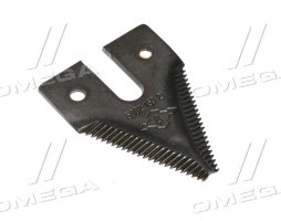 Сегмент ножа жатки Case для уборки риса, средняя насечка, 22 зуба(688964/580215921/89508722)(Ri.ma)