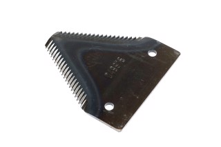 Сегмент ножа жатки Case 82х76х3,7; d=5,5мм. сред насечка, 19 зубов(86544260,86616691,049916)(Ri.ma)