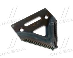 Сегмент ножа жатки JD900F/R 84х76х3мм. d=6мм. дрібна насічка, 22 зуба (H136807, H207929) (Ri.ma)