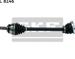 Полуось левая 690mm с ABS Logan,Sandero 04- 23зуба